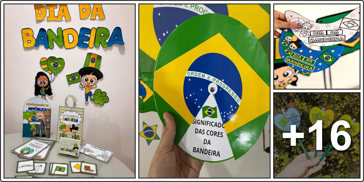 Atividades, Decorações e Lembrancinhas para o Dia da Bandeira 2022